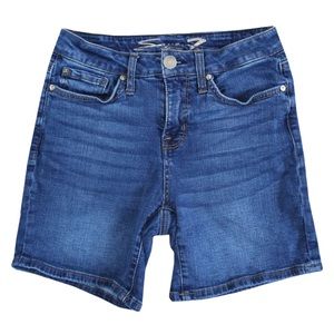 Women's Seven 7 Jeans "Weekend" Navy Blue Denim Jean Shorts Size 4